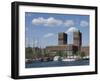 The Town Hall and Harbour, Oslo. Norway, Scandinavia, Europe-James Emmerson-Framed Photographic Print