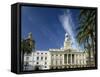 The Town Hall, Cadiz, Andalucia, Spain-Michael Busselle-Framed Stretched Canvas