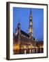 The Town Hall (French: Hôtel De Ville), of City of Brussels Is a Gothic Building from Middle Ages L-David Bank-Framed Photographic Print