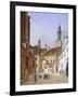 The Town Hall in St Peter Square in Munich in 1835-Ferdinando Tacconi-Framed Giclee Print