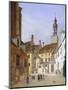 The Town Hall in St Peter Square in Munich in 1835-Ferdinando Tacconi-Mounted Giclee Print