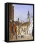 The Town Hall in St Peter Square in Munich in 1835-Ferdinando Tacconi-Framed Stretched Canvas