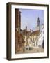 The Town Hall in St Peter Square in Munich in 1835-Ferdinando Tacconi-Framed Giclee Print