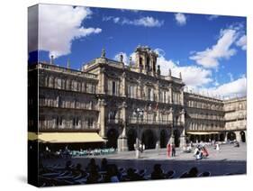 The Town Hall in the Plaza Mayor, Salamanca, Castilla Y Leon, Spain-Ruth Tomlinson-Stretched Canvas