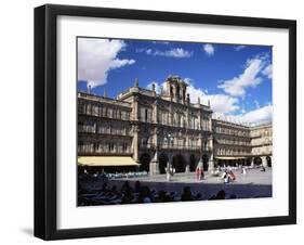 The Town Hall in the Plaza Mayor, Salamanca, Castilla Y Leon, Spain-Ruth Tomlinson-Framed Premium Photographic Print