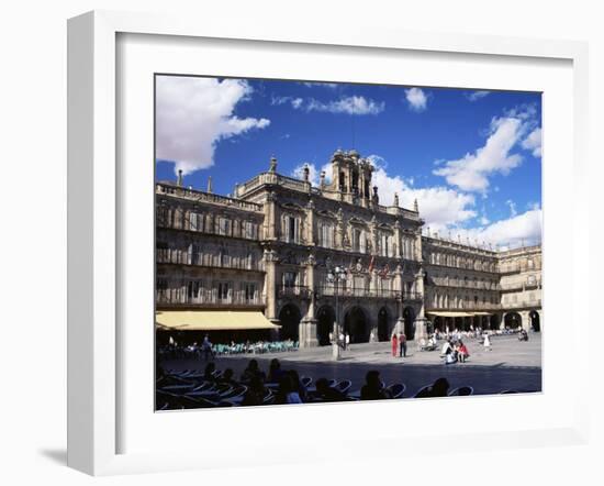 The Town Hall in the Plaza Mayor, Salamanca, Castilla Y Leon, Spain-Ruth Tomlinson-Framed Photographic Print