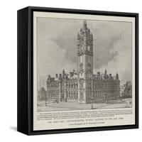 The Town Hall, Pietermaritzburg, Totally Destroyed by Fire Last Week-Henry William Brewer-Framed Stretched Canvas