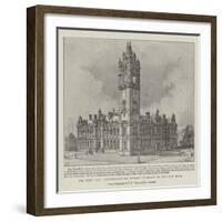 The Town Hall, Pietermaritzburg, Totally Destroyed by Fire Last Week-Henry William Brewer-Framed Giclee Print