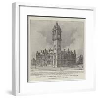 The Town Hall, Pietermaritzburg, Totally Destroyed by Fire Last Week-Henry William Brewer-Framed Giclee Print