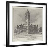 The Town Hall, Pietermaritzburg, Totally Destroyed by Fire Last Week-Henry William Brewer-Framed Giclee Print