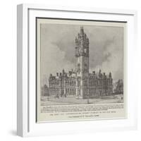 The Town Hall, Pietermaritzburg, Totally Destroyed by Fire Last Week-Henry William Brewer-Framed Giclee Print