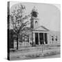 The Town Hall, Struck by a Boer Shell During the Siege, Ladysmith, South Africa, 1901-Underwood & Underwood-Stretched Canvas