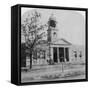 The Town Hall, Struck by a Boer Shell During the Siege, Ladysmith, South Africa, 1901-Underwood & Underwood-Framed Stretched Canvas