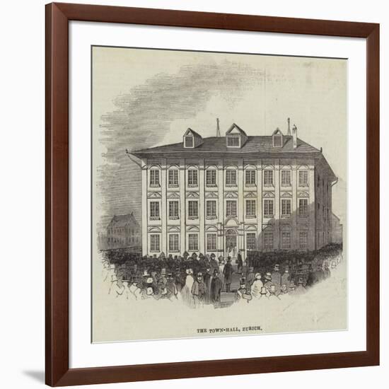The Town-Hall, Zurich-null-Framed Giclee Print