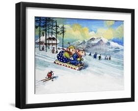 The Town Mouse and the Country Mouse, from 'Once Upon a Time'-Mendoza-Framed Giclee Print