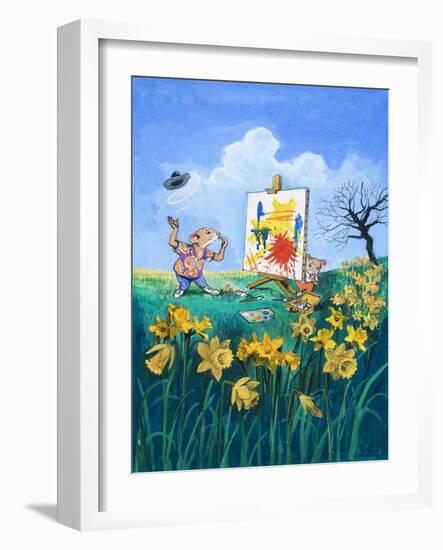 The Town Mouse and the Country Mouse-Philip Mendoza-Framed Giclee Print