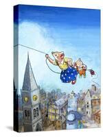 The Town Mouse and the Country Mouse-Philip Mendoza-Stretched Canvas