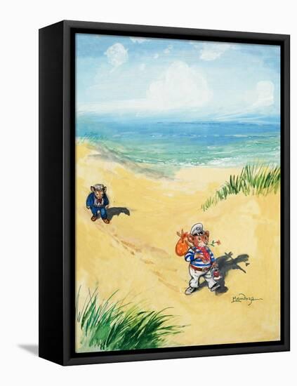 The Town Mouse and the Country Mouse-Mendoza-Framed Stretched Canvas