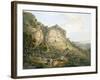 The Town of Abha in Abyssinia, engraved by J. Bluck-Henry Salt-Framed Giclee Print