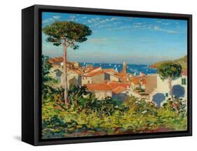 The Town of Collioure, C.1908-James Dickson Innes-Framed Stretched Canvas