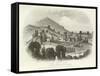 The Town of Conwy, North Wales-null-Framed Stretched Canvas