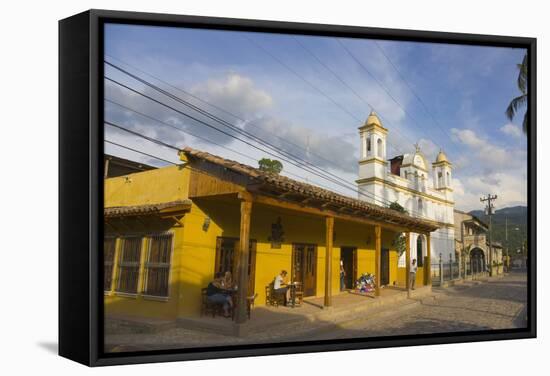 The Town of Copan Ruinas, Honduras-Keren Su-Framed Stretched Canvas