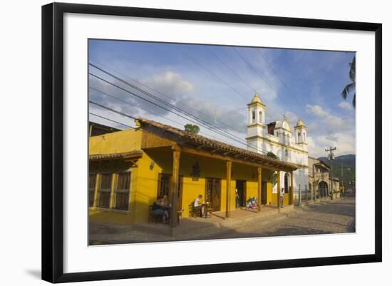 The Town of Copan Ruinas, Honduras-Keren Su-Framed Photographic Print