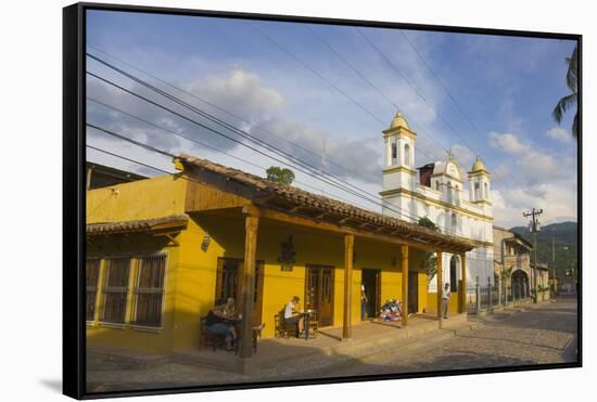 The Town of Copan Ruinas, Honduras-Keren Su-Framed Stretched Canvas