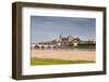 The Town of Gien in Front of the River Loire, Loiret, Centre, France, Europe-Julian Elliott-Framed Photographic Print