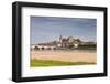 The Town of Gien in Front of the River Loire, Loiret, Centre, France, Europe-Julian Elliott-Framed Photographic Print