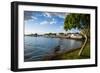 The Town of Lahaina, Maui, Hawaii, United States of America, Pacific-Michael-Framed Photographic Print