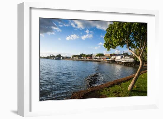 The Town of Lahaina, Maui, Hawaii, United States of America, Pacific-Michael-Framed Photographic Print