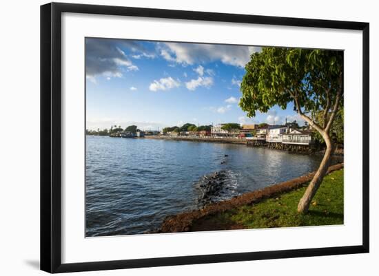 The Town of Lahaina, Maui, Hawaii, United States of America, Pacific-Michael-Framed Photographic Print