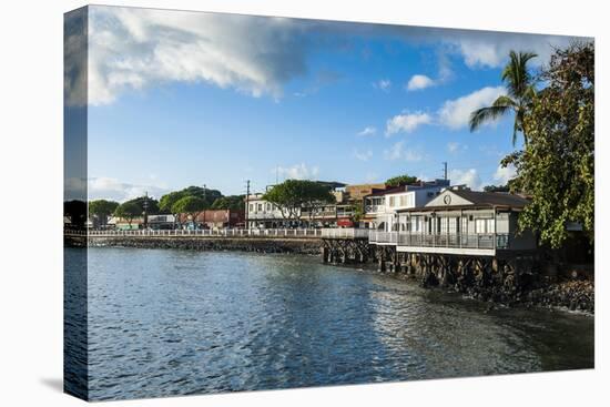 The Town of Lahaina, Maui, Hawaii, United States of America, Pacific-Michael-Stretched Canvas