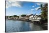 The Town of Lahaina, Maui, Hawaii, United States of America, Pacific-Michael-Stretched Canvas