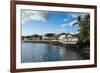 The Town of Lahaina, Maui, Hawaii, United States of America, Pacific-Michael-Framed Photographic Print