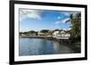 The Town of Lahaina, Maui, Hawaii, United States of America, Pacific-Michael-Framed Photographic Print