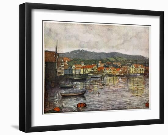 The Town of Molde, 1905-Nico Jungman-Framed Giclee Print