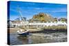 The Town of Mont Orgueil and its Castle, Jersey, Channel Islands, United Kingdom-Michael Runkel-Stretched Canvas