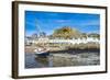 The Town of Mont Orgueil and its Castle, Jersey, Channel Islands, United Kingdom-Michael Runkel-Framed Photographic Print