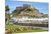 The Town of Mont Orgueil and its Castle, Jersey, Channel Islands, United Kingdom-Michael Runkel-Mounted Photographic Print