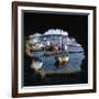 The Town of Naoussa Seen from the Fort in the Harbour-CM Dixon-Framed Photographic Print