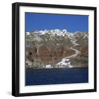 The Town of Oia on Santorini-CM Dixon-Framed Photographic Print