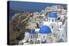 The Town of Oia on the Island of Santorini, Greece-David Noyes-Stretched Canvas