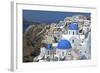 The Town of Oia on the Island of Santorini, Greece-David Noyes-Framed Photographic Print