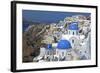 The Town of Oia on the Island of Santorini, Greece-David Noyes-Framed Photographic Print