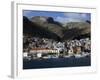 The Town of Pothia Seen from the Sea, Kalymnos Island, Dodecanese, Greek Islands, Greece, Europe-David Pickford-Framed Photographic Print