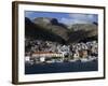 The Town of Pothia Seen from the Sea, Kalymnos Island, Dodecanese, Greek Islands, Greece, Europe-David Pickford-Framed Photographic Print