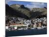 The Town of Pothia Seen from the Sea, Kalymnos Island, Dodecanese, Greek Islands, Greece, Europe-David Pickford-Mounted Photographic Print