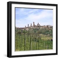 The Town of San Gimignano, 13th Century-CM Dixon-Framed Photographic Print